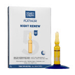 Set avec MartiDerm Shots Vitamin C Antiox, sérum pour le visage, 20 ml + Platinum Night Renew, booster de nuit, 2 ml x 5 ampoules