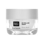 Set avec MartiDerm Platinum GF Vital Age Cream gratuit, crème pour peau sèche, 50 ml + Night Renew, booster de nuit, 2 ml x 5 ampoules