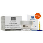 Set avec MartiDerm Platinum GF Vital Age Cream gratuit, crème pour peau sèche, 50 ml + Night Renew, booster de nuit, 2 ml x 5 ampoules