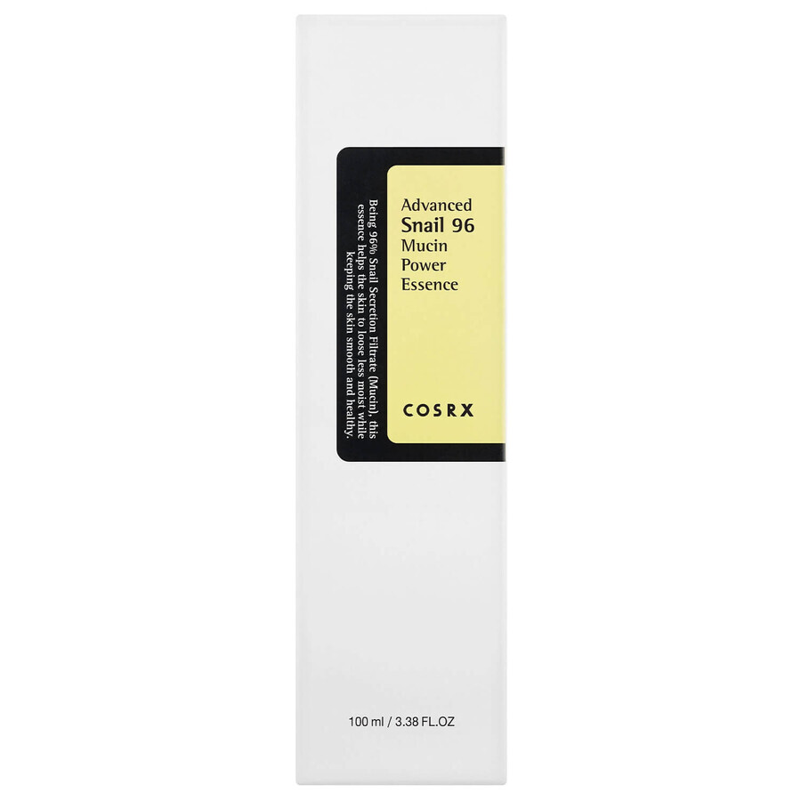 Cosrx Advanced Snail 96 Mucin Power Essence, essence de mucus d'escargot hydratante, 100 ml