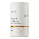 OstroVit Colágeno Marino + Ácido Hialurónico + Vitamina C, sabor mango-piña, 500 g