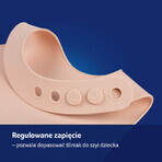 Lovi, bavoir en silicone avec poche, nude, 1 pièce