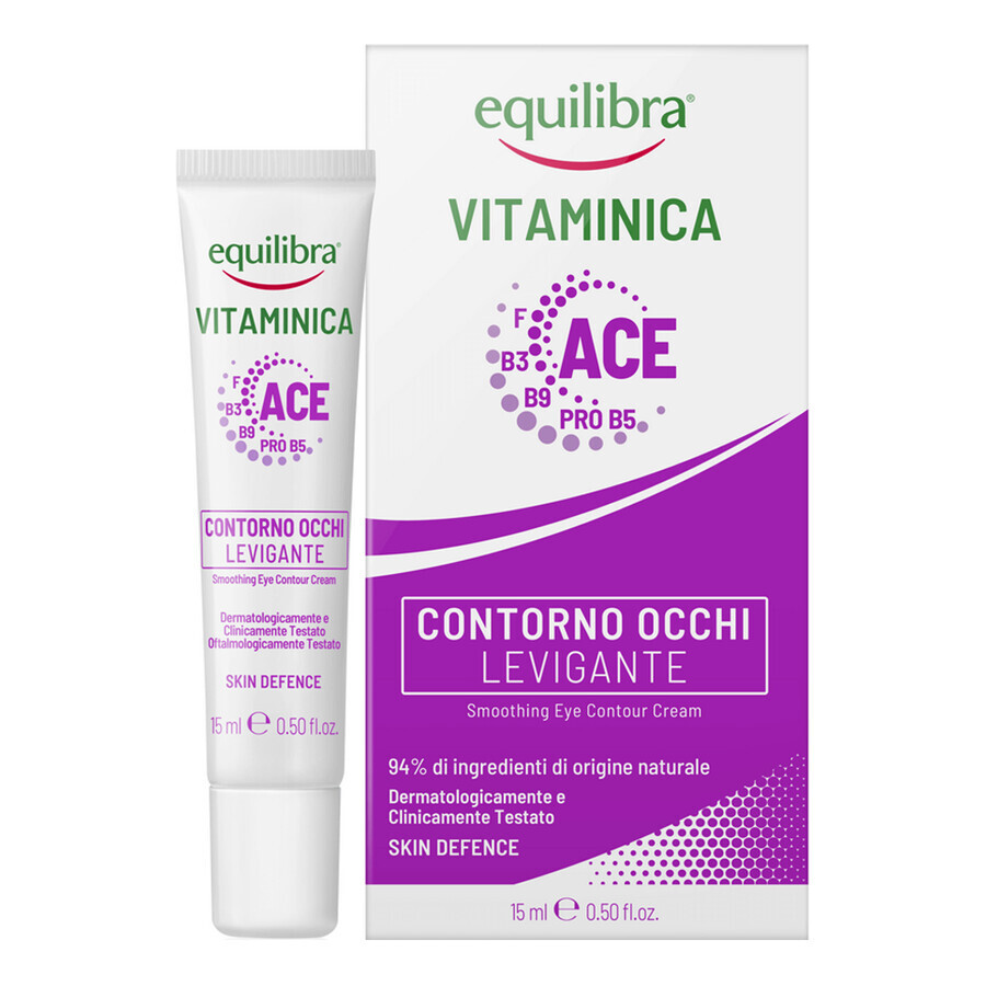 Equilibra Vitaminica, crème lissante pour les yeux, 15 ml