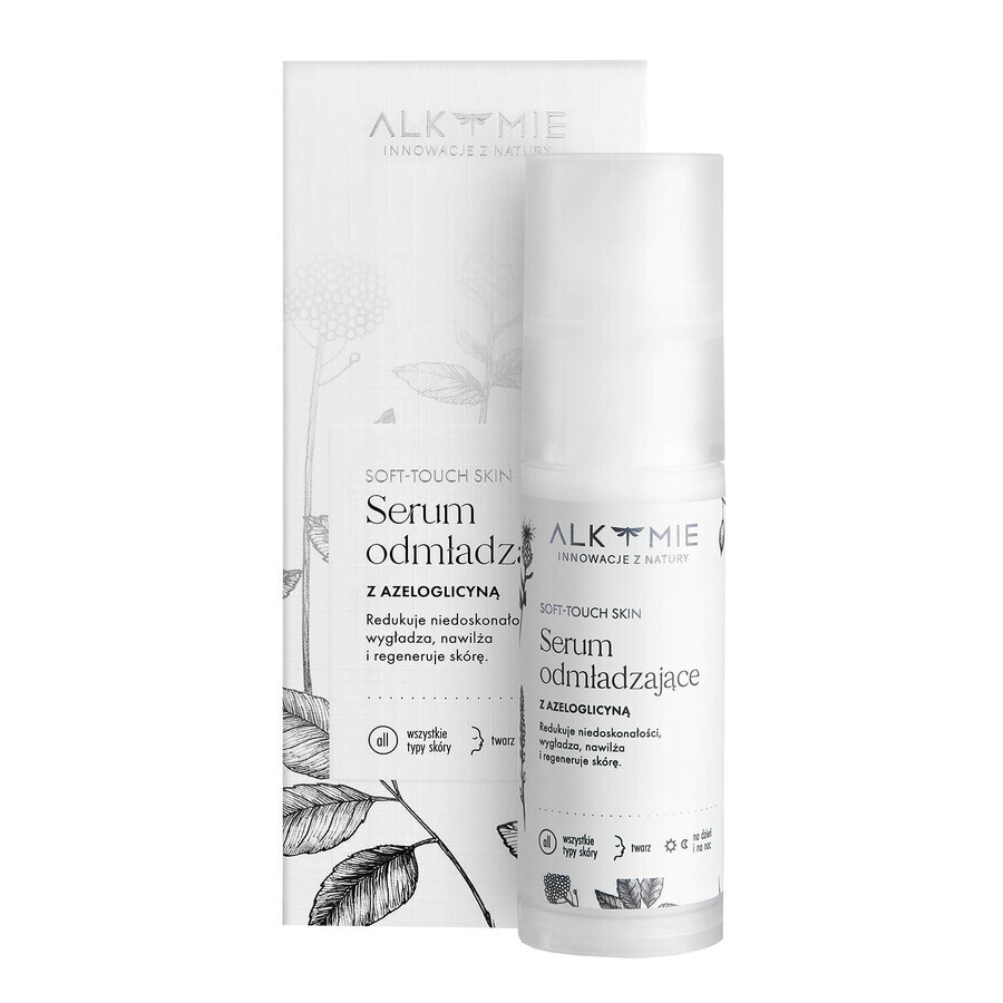 Alkmie Soft-Touch Skin, rejuvenating serum with azeloglycine, 30 ml