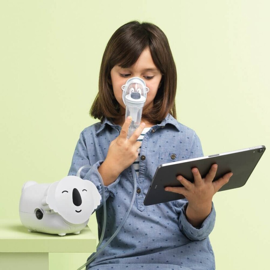 Flaem Koala, inhalateur pour bébés et enfants, avec nébuliseur, silencieux