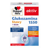 Doppelherz aktiv Glucosamine 1550 Joints + MSM, 40 gélules