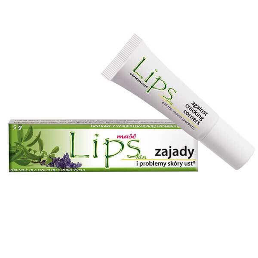 Lipskin Plus, pommade pour les cavités buccales et les problèmes de peau, 7 g