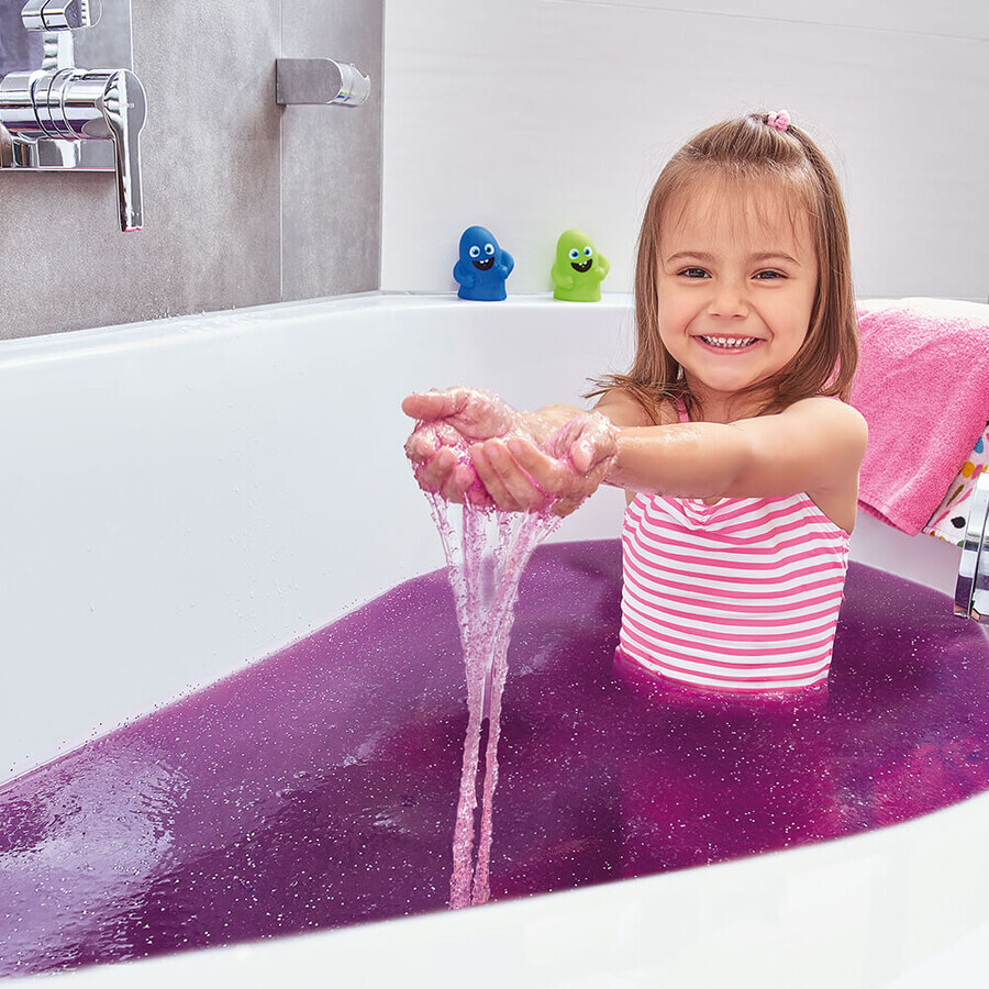 Zimpli Kids Slime Baff Glitter, glitter making kit, purple, from 3 years