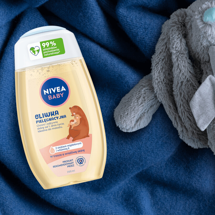 Nivea Baby, ulei hrănitor, din prima zi de viață, 200 ml