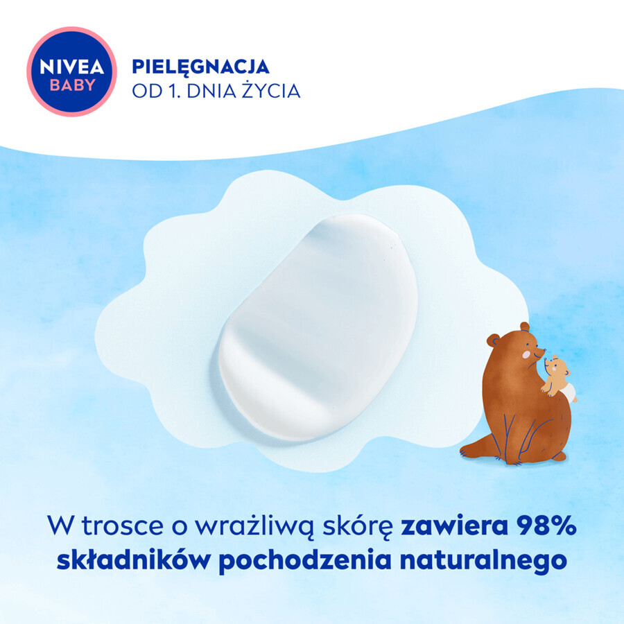 Nivea Baby, latte idratante, trattamento delicato, dal primo giorno, 500 ml