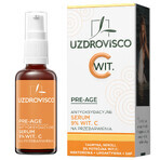 Uzdrovisco Pre-Age, suero antioxidante con vitamina C 9%, 30 ml