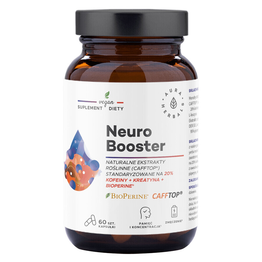 Aura Herbals Neuro Booster, 60 gélules