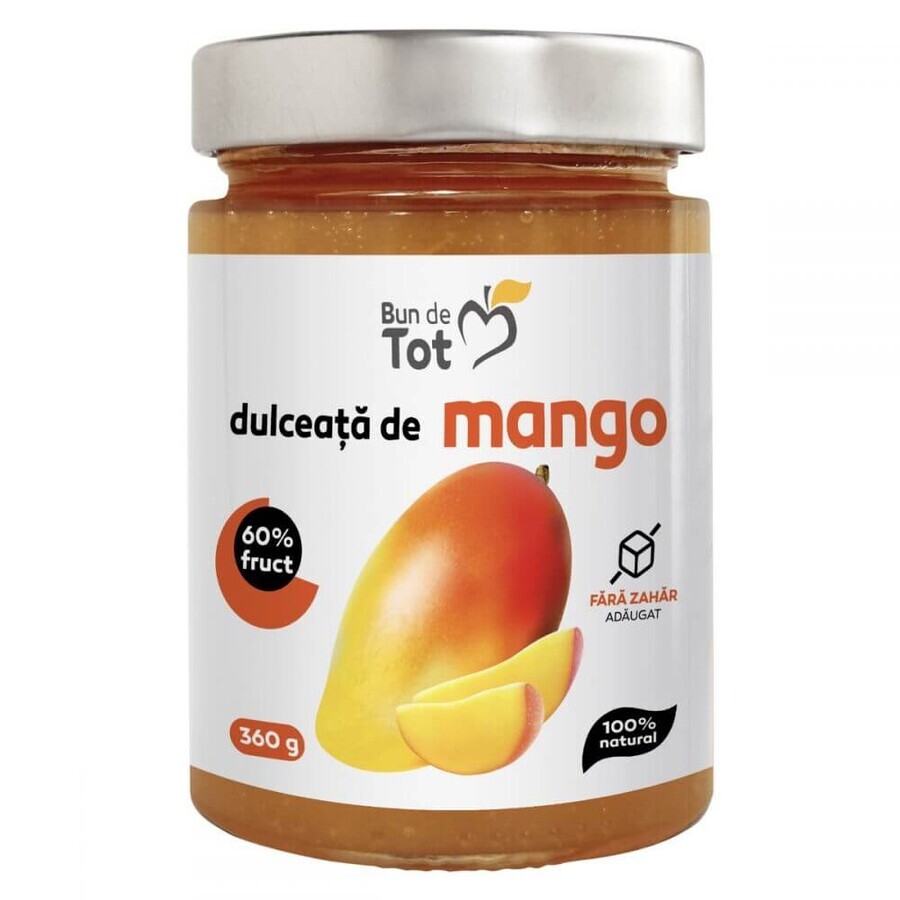 Confiture de mangue, sans sucre, 360g, Dacia Plant