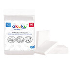 AKUKU, cosmetic pads for children, cotton, 60 pieces