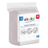 AKUKU, cosmetic pads for children, cotton, 60 pieces