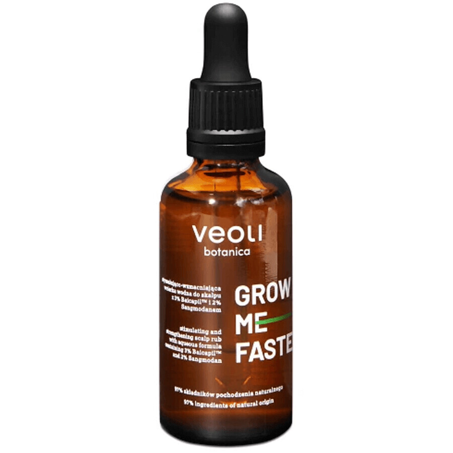 Veoli Botanica Hairly Ever After, loción de aceite estimulante, fortalecedora y regeneradora para el cuero cabelludo, 50 ml