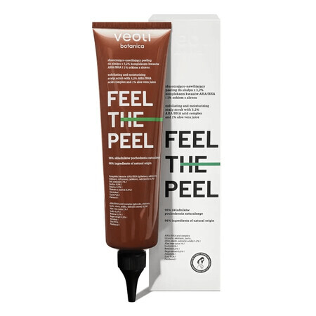 Veoli Botanica Feel The Peel, scrub exfoliant și hidratant pentru scalp, 150 ml