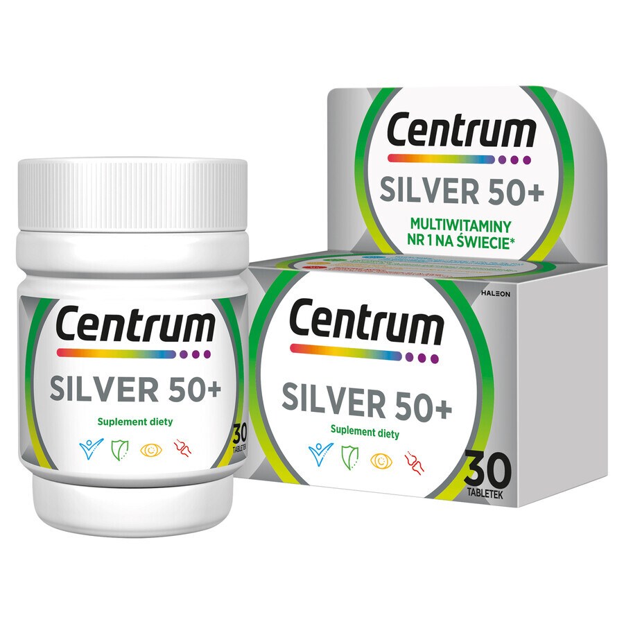 Centrum Silver 50+, 30 comprimés