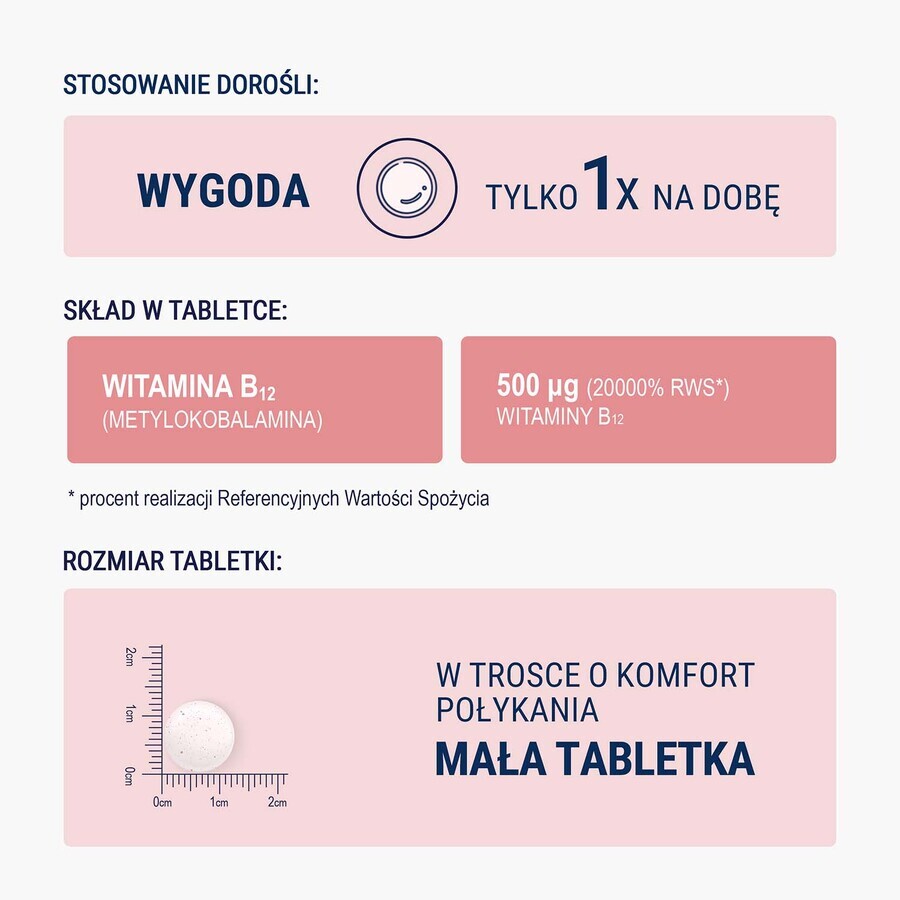 Naturell Methyl-B12 500, 120 comprimés