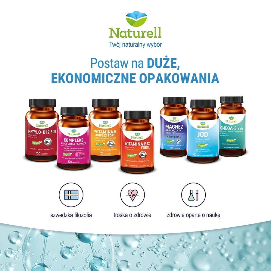 Naturell Vitamina B12 Forte, 120 compresse masticabili