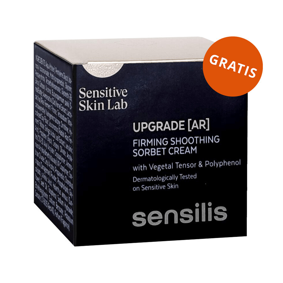 Sensilis Upgrade AR, crema sorbetto rassodante e lenitiva, 50 ml + confezione da 5 ml in omaggio