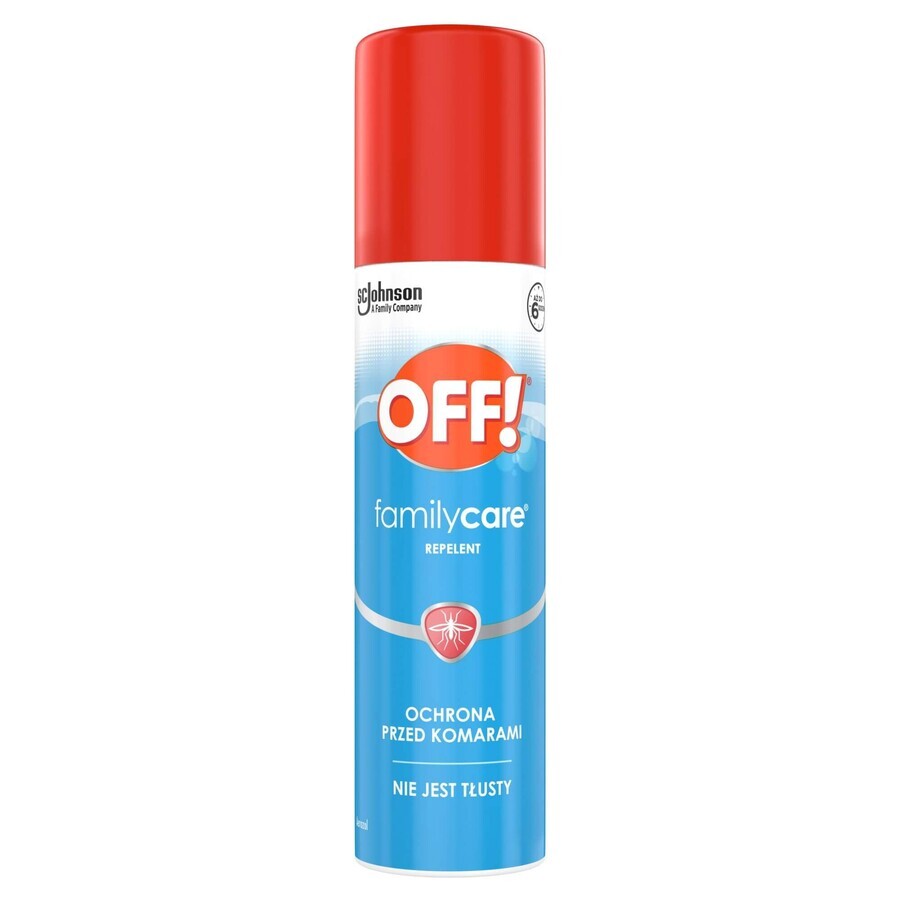 OFF ! Family Care, spray anti-moustiques, DEET 15%, 100 ml