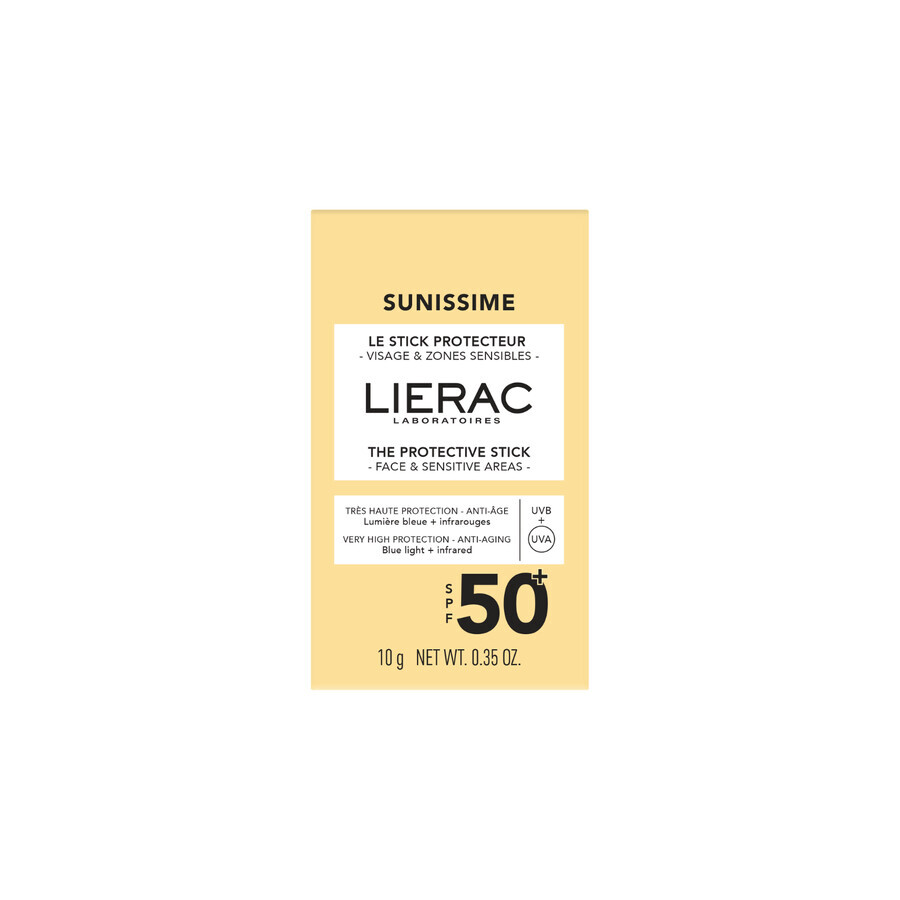 Lierac Sunissime, stick de protection, SPF 50+, 10 g 