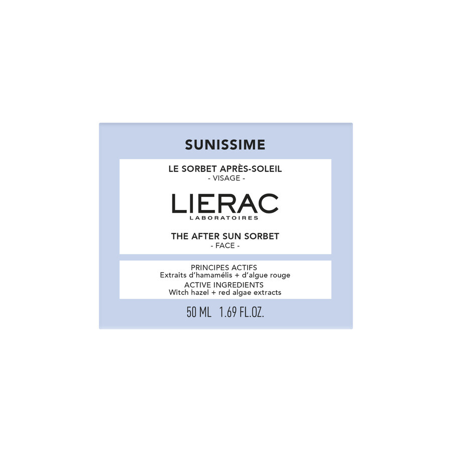 Lierac Sunissime, sorbetto doposole per il viso, 50 ml