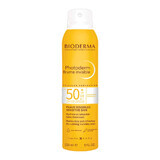 Bioderma Photoderm Brume Invisible, brume claire pour le corps et le visage, SPF 50+, 150 ml