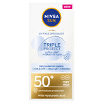 Nivea Sun Tripple Protect, fluide pour le visage, SPF 50+, 40 ml