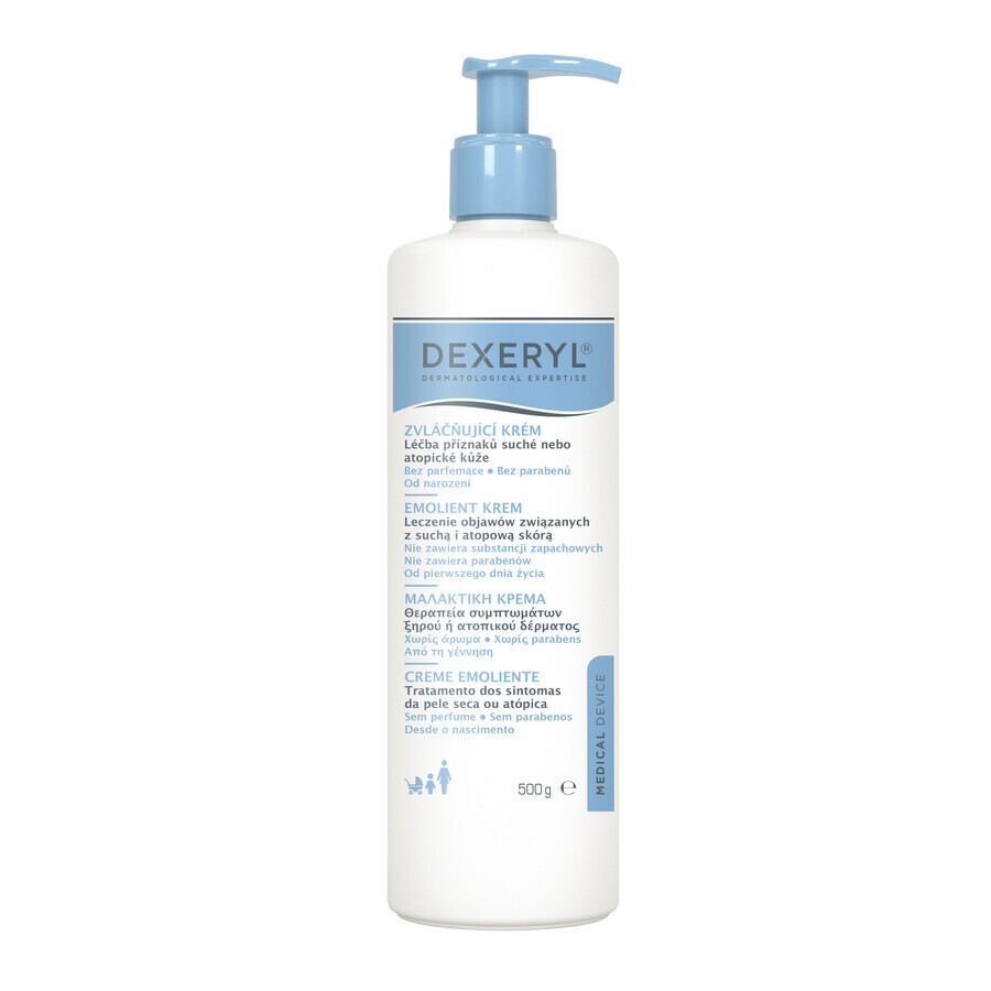 Dexeryl, emollient cream for dry skin, 500 g