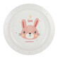 Canpol Babies, assiette en plastique, Animaux mignons, 4/411, rose, &#224; partir de 9 mois, 1 pc.