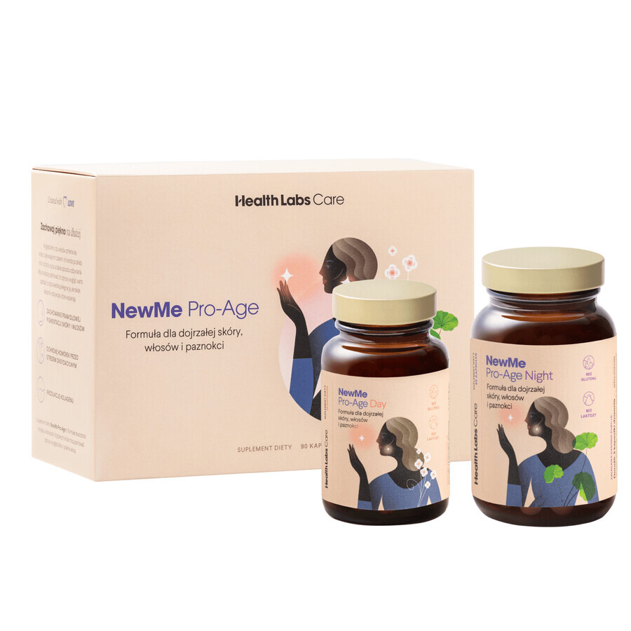 Health Labs NewMe Pro-Age Day, 30 capsules + Night, 60 capsule kit