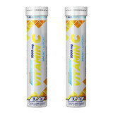 Allnutrition Vitamine C 1000 mg en kit, arôme citron, 2 x 20 comprimés effervescents