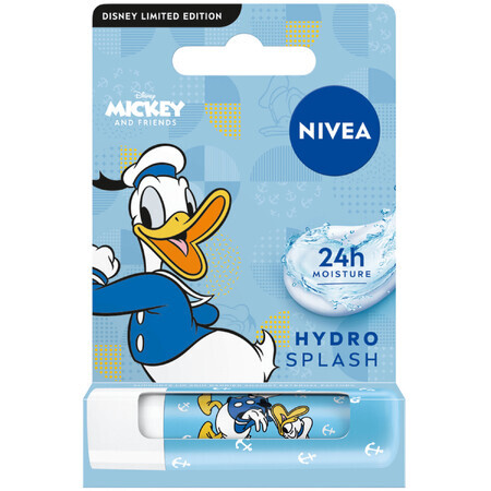 Nivea Donald Duck, rouge à lèvres, soin, Hydro Splash, 4.8 g