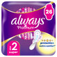 Always Platinum, serviettes hygi&#233;niques avec ailettes, taille 2, Super, 26 pi&#232;ces