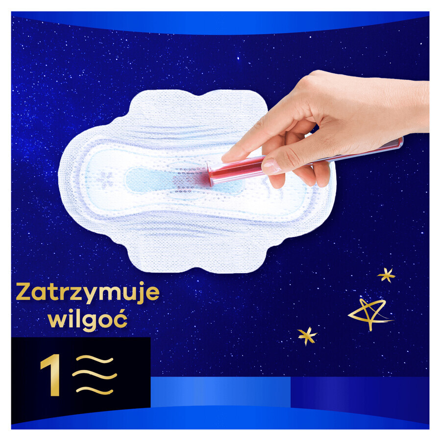 Always Ultra, serviettes hygiéniques avec ailettes, taille 5, Secure Night Extra, 20 pièces