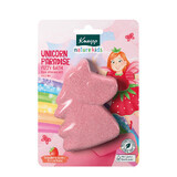 Kneipp Nature Kids Unicorn Land, figură de baie efervescentă pentru copii, căpșuni, 85 g