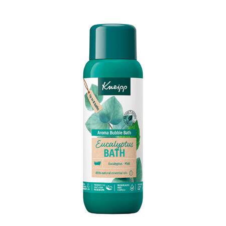 Kneipp Eucalyptus Bath, mousse de bain aromatique, eucalyptus et menthe, 400 ml