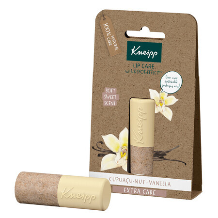 Kneipp Extra Care, baume à lèvres, vanille, 4,7 g