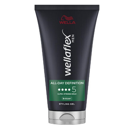 Wella Wellaflex Men, gel capillaire, tenue ultra-forte, 150 ml