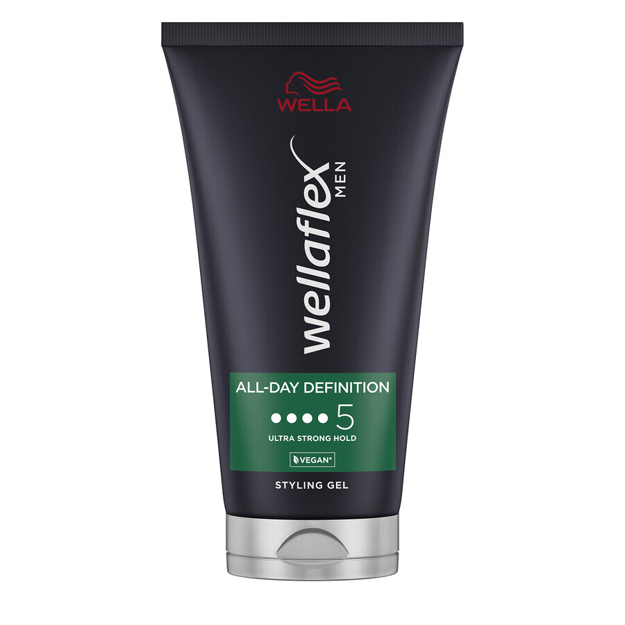 Wella Wellaflex Men, gel capillaire, tenue ultra-forte, 150 ml