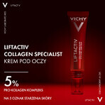 Vichy Liftactiv Collagen Specialist, crème pour les yeux, 15 ml