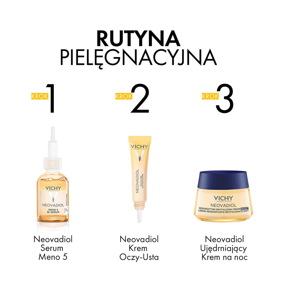 Set Vichy Neovadiol Peri-Menopauze, verstevigende dagcrème die de dichtheid herstelt, 50 ml + nachtcrème, 50 ml + cosmetisch tasje gratis