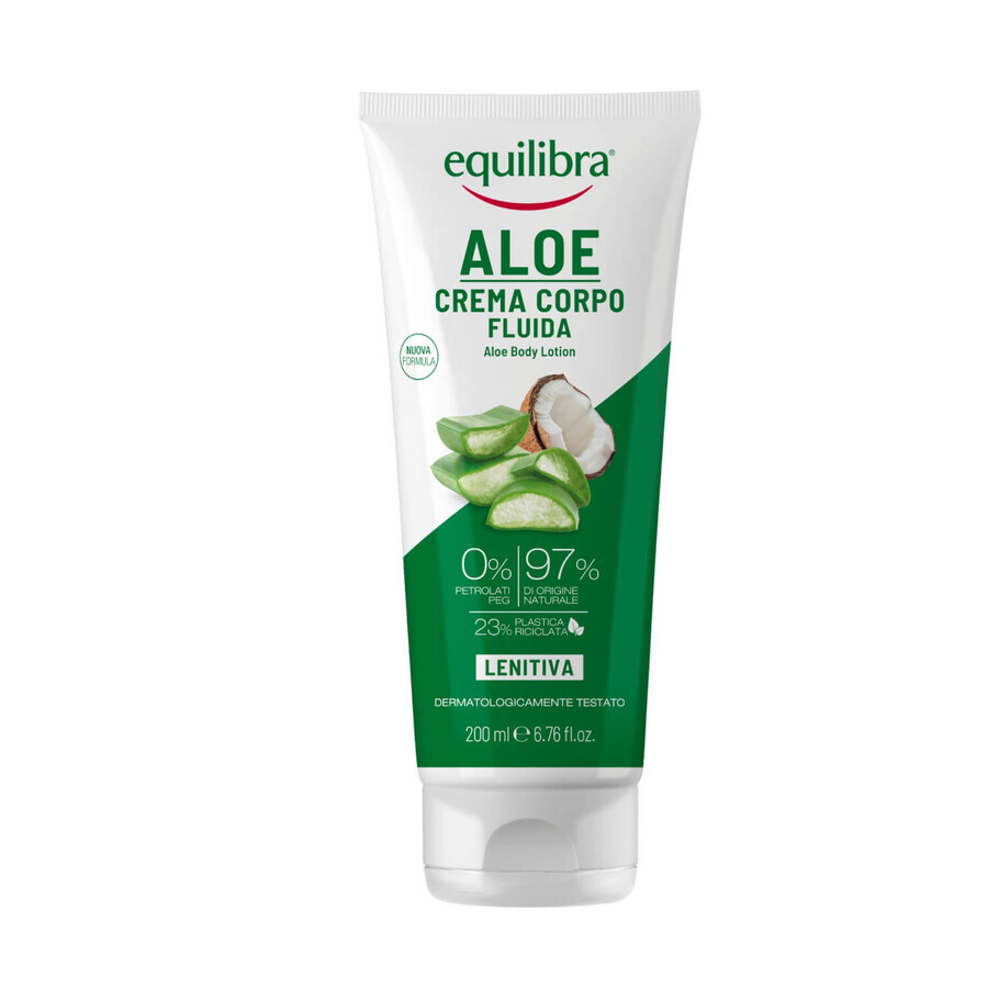 Equilibra Aloe, loción hidratante corporal, 200 ml