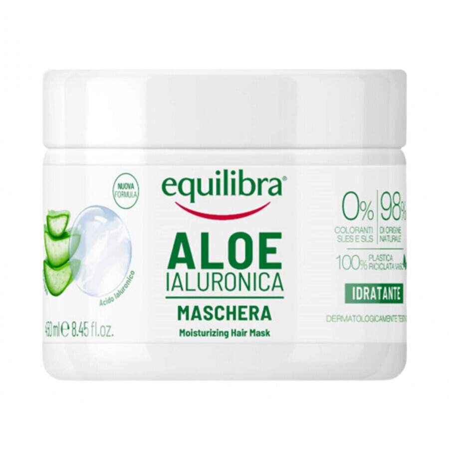 Equilibra Aloe, mască de păr hidratantă, 450 ml