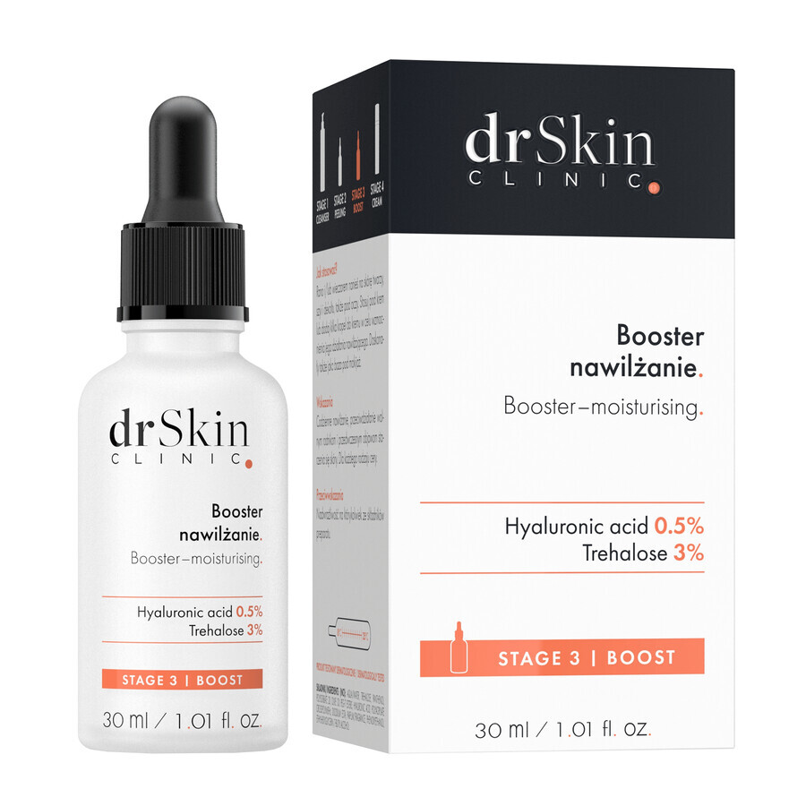 DrSkin Clinic, facial stimulant, hydration, 30 ml