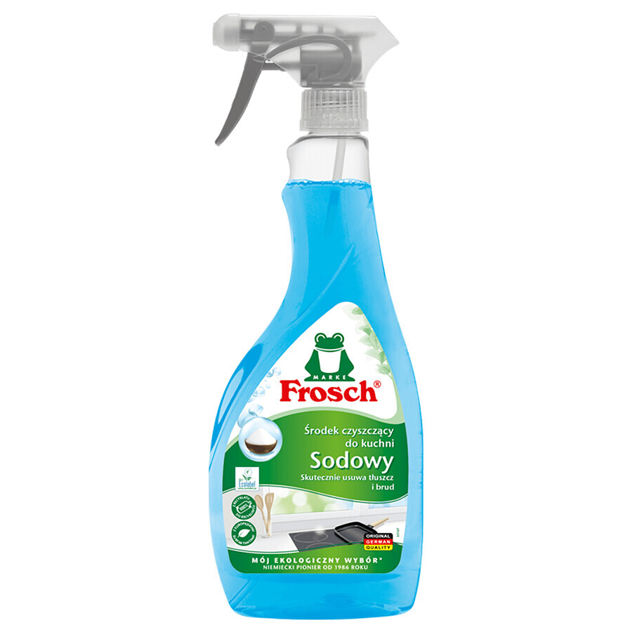 Set Frosch, soluție de îndepărtare a calcarului, 2 x 500 ml + detergent, 2 x 500 ml + detergent de bucătărie, 2 x 500 ml + saci de reciclare, 3 gratuit