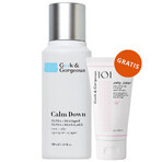 Geek &amp; Gorgeous Calm Down, exfoliante delicado con 4% ácidos PHA + BHA, 100 ml + Jelly Joker, gel limpiador facial delicado, 50 ml gratis