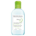 Bioderma Sebium set, sérum suavizante antiedad, 30 ml + fluido micelar para pieles grasas, mixtas y con acné, 250 ml